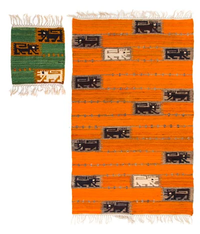 Kilim i makata "Lwy", Stefan Gałkowski