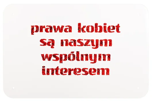 "Prawa kobiece są naszym wspólnym interesem", Agata Zbylut