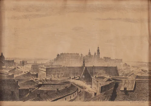 Widok Krakowa, Andrzej Oleś