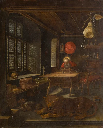 Święty Hieronim w celi, Christian Johann Bendeler