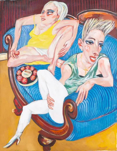 "Blue Sofa", Stanisław Frenkiel