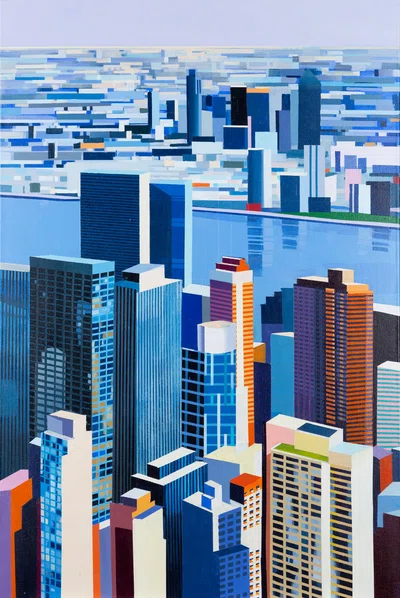 "Skyscrapers of New York City", Małgorzata Sobińska