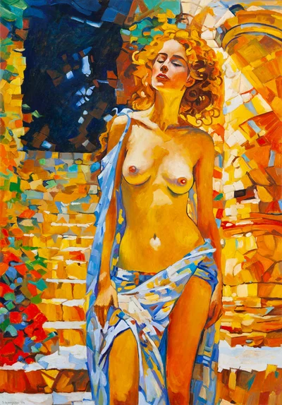 "Mieszczanka wśród ruin II", Sławomir Gębczyński