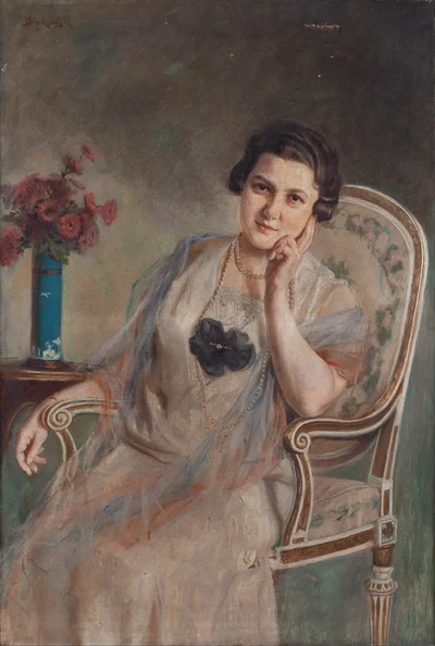 Dama w salonie, Jan Bąkowski