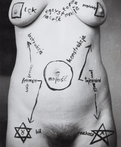"Abstrakcja na ciele", Jerzy Truszkowski
