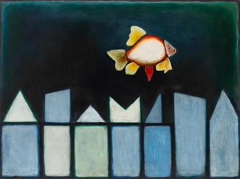 "Zatopione miasto II", Andrzej Wróblewski