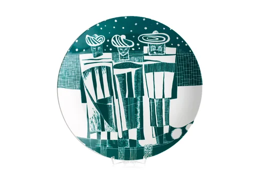 Patera dekoracyjna "Trzech amigos", Porcelana „Wałbrzych” (dawniej Tielsch)