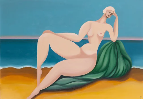 "Praży na plaży" z cyklu "Relaks", Magdalena Stoch