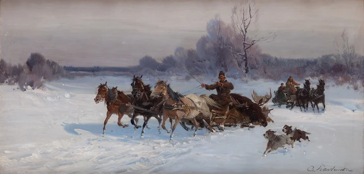 Po polowaniu na łosia, Czesław Wasilewski