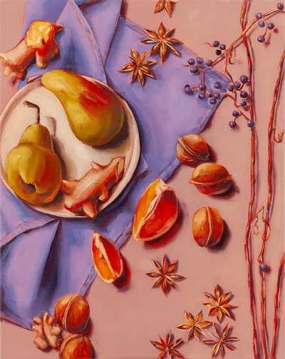 "Warming evening" z cyklu "Fall is here", Hanna Yeulakova