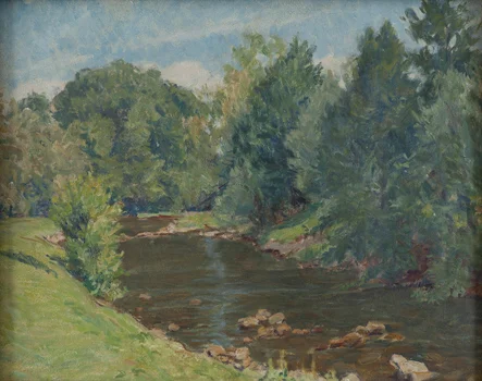 "Nad strumieniem", Józef Wodyński