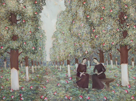 "Sad jabłoniowy", Julia Detczenja