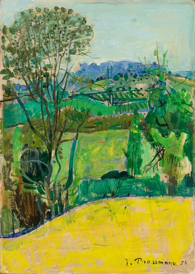 Pejzaż z Saint-Brice ("Saint-Brice"), Joseph Pressmane