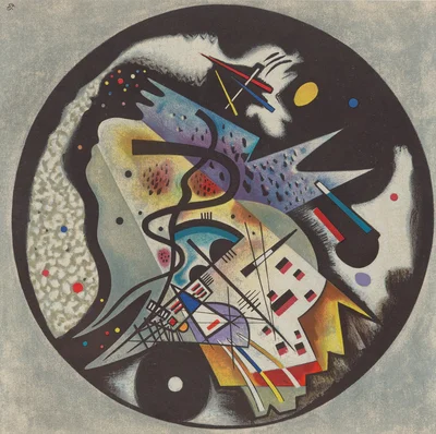 "Dans Le Cercle Noir", Wassily Kandinsky