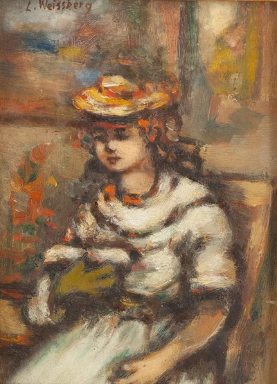 "Dziewczyna w zielonej rękawiczce", Leon Weissberg