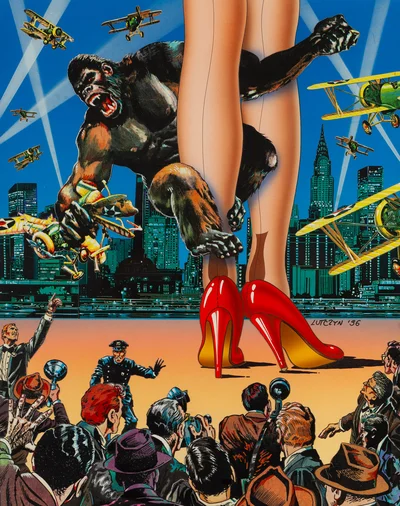 "Miss Polonia '96', ilustracja okładkowa programu konkursu Miss Polonia, Edward Lutczyn