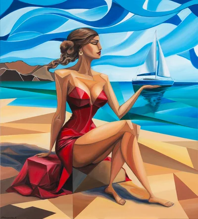 "W czerwieni", Magdalena Malczewska