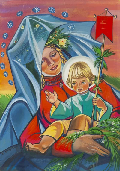 Maryja z Dzieciątkiem, Zofia Stryjeńska