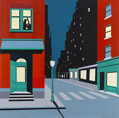 "Old New York by night", Jean-Claude Plewniak