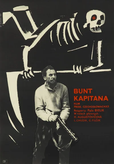 Plakat do filmu "Bunt kapitana", reż. Palo Bielik, Wiktor Górka