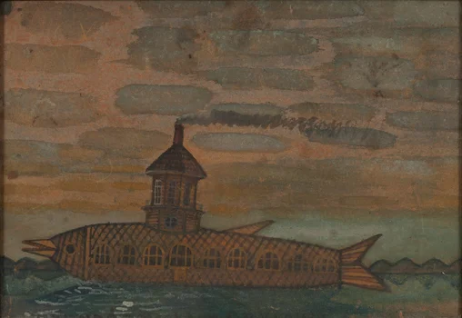 Łódź-ryba, Nikifor Krynicki