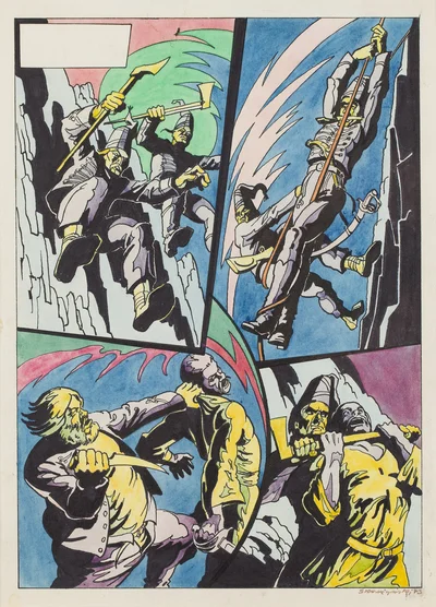 "Janosik cz. III - W obcej skórze", plansza komiksowa nr 23, Jerzy Skarżyński