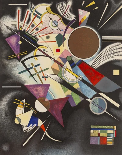 "Accompagnement en noir", Wassily Kandinsky