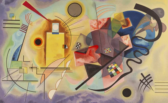 "Żółty - Czerwony - Niebieski", Wassily Kandinsky