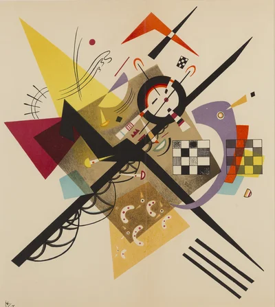"Na białym II" ("Sur blanc II"), Wassily Kandinsky