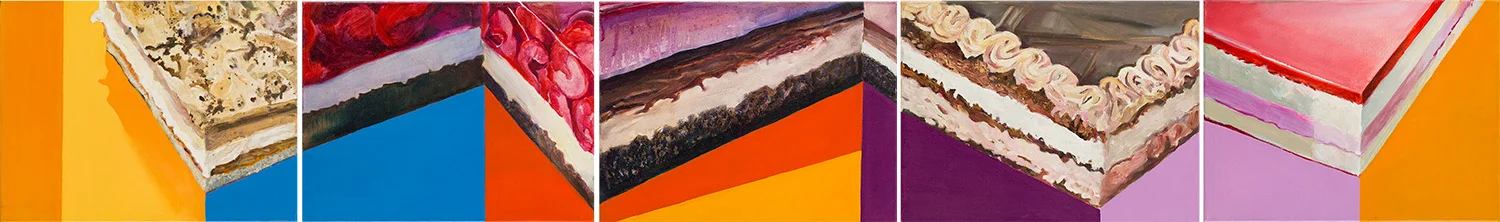 "Fryz cukierniczy", pentaptyk, Noemi Staniszewska