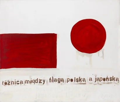 "Bez tytułu (Różnica między flagą polską a japońską)", Paweł Susid