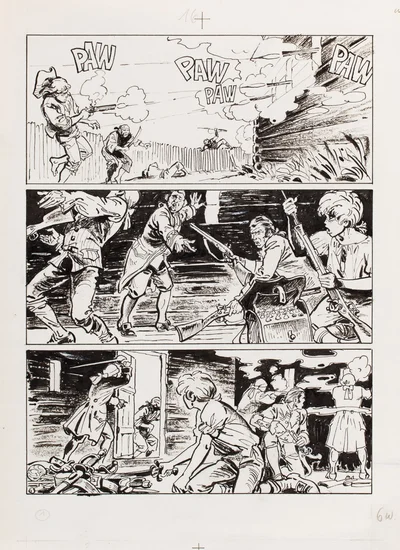 "Klasyka przygodowa 1: Wyspa skarbów", plansza komiksowa nr 16, Marek Szyszko