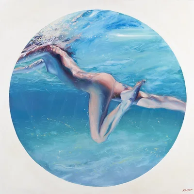 "Madame Butterfly XXII" z cyklu "Swimming pool", Rafał Knop