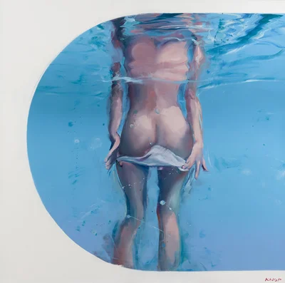 "Madame A" z cyklu "Swimming pool", Rafał Knop