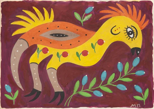 "Struś", Marija Prymachenko