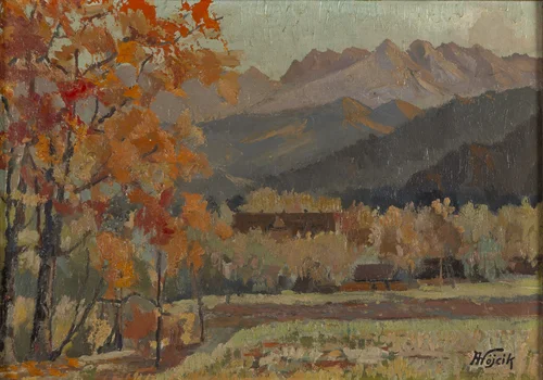 Jesienny pejzaż górski, Franciszek Wójcik