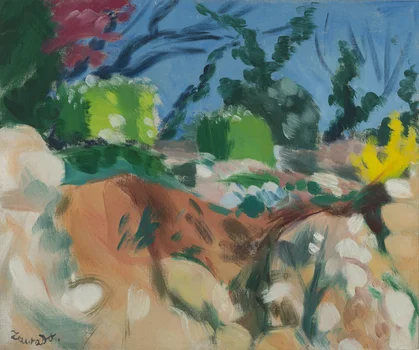 Widok na ogród, Wacław Zawadowski