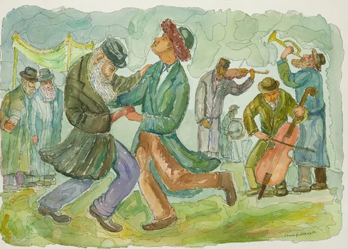 Taniec weselny, Chaim Goldberg