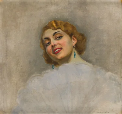 Portret kobiety ("Platynowa blondynka"), Michał Wiktor Czepita