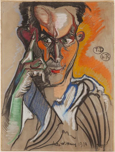 "Autoportret", Stanisław Ignacy Witkiewicz