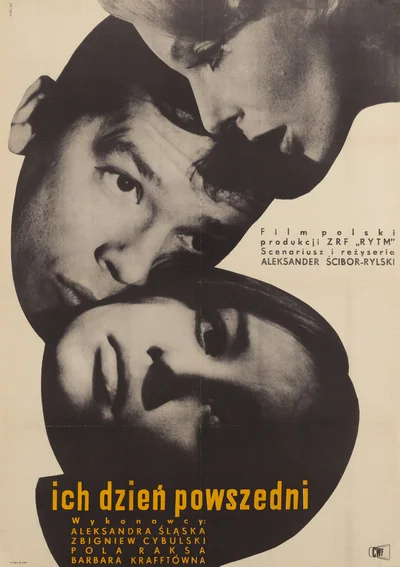 Plakat do filmu "Ich dzień powszedni" reż. Aleksander Ścibor-Rylski, Maurycy Stryjecki