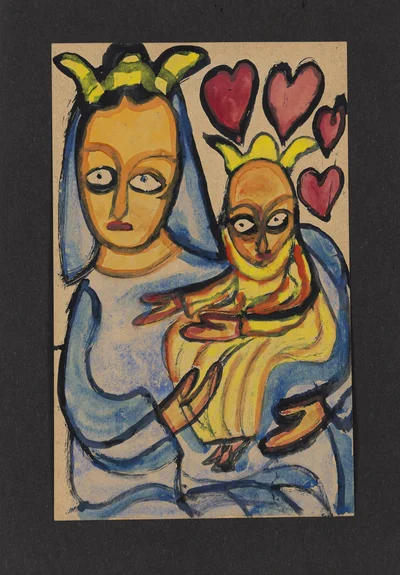 Matka Boska z Dzieciątkiem, Maria Wnęk