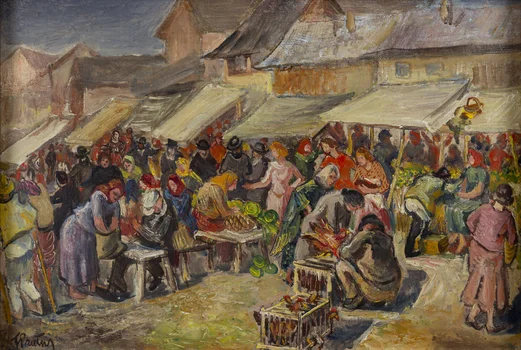 Wiejski targ, Fryderyk Pautsch