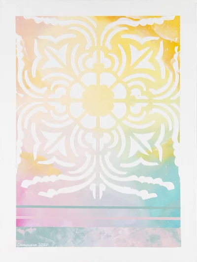 "Rainbow mandala", Ewelina Grabowska