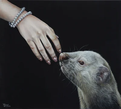 "Dama z gronostajem", Karolina Marcol