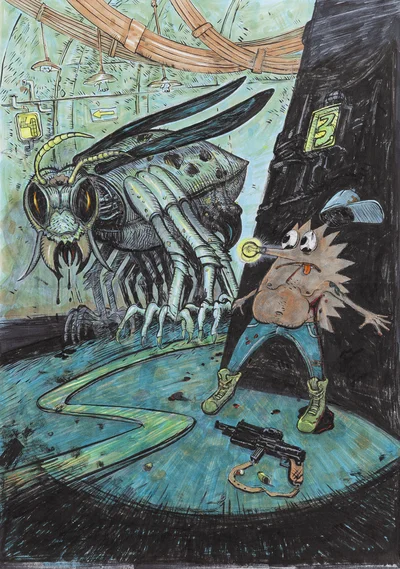 "Tribute to Jeż Jerzy", ilustracja, Jacek Frąś