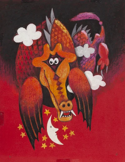 Ilustracja bajkowa, Maria Uszacka