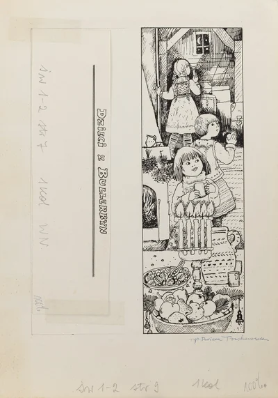 "Dzieci z Bullerbyn", ilustracja, Bożena Truchanowska
