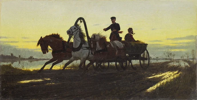 Zaprzęg na drodze, Włodzimierz Łoś