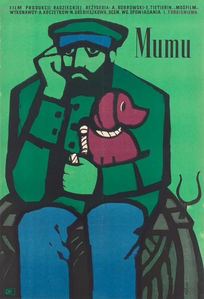 Plakat do filmu "Mumu" reż. Anatoli Bobrovsky, Maciej Hibner